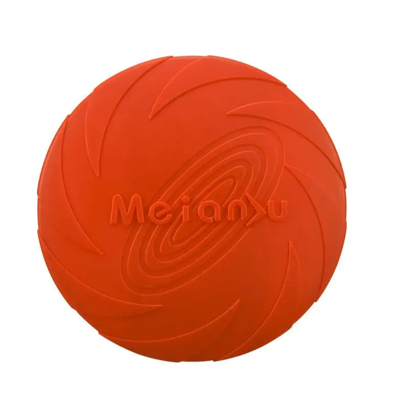 Dog frisbee toy | Bite-proof dog flying disc | Indestructible dog frisbee | Outdoor fetch toy for dogs | Durable rubber dog disc | Pet flying toy for active dogs | Soft frisbee for small dogs | Tough chew-resistant dog toy | Training disc for large dogs | Interactive flying toy for pets