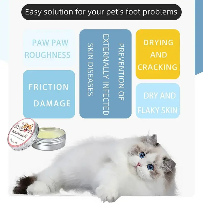 Pet nose balm | Dog paw balm | Natural paw balm for dogs | Cat nose and paw balm | Organic pet balm | Dry dog nose treatment | Cracked paw pad balm | Paw balm for puppies | Pet moisturizer balm | Soothing balm for pets | Healing balm for dog paws | Nose and paw butter for pets | Pet-safe paw balm | Dog paw wax for winter | Vegan paw balm for pets | Pet paw balm for rough paws | Dog nose balm for dryness | Cat paw balm moisturizer | All-season pet balm | Sensitive skin balm for pets