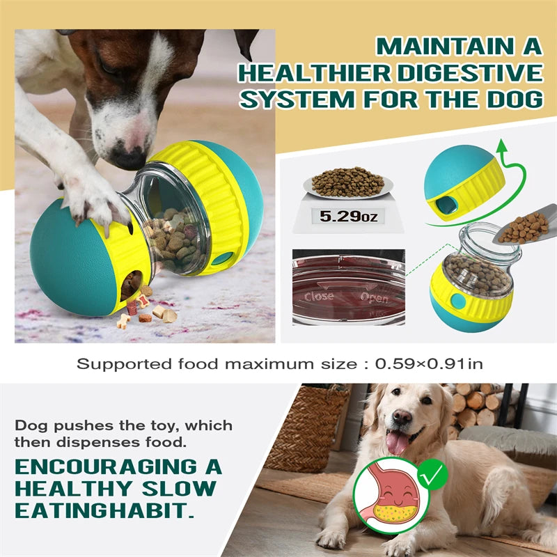 Dog Toy Tumbler Leaky Food Ball