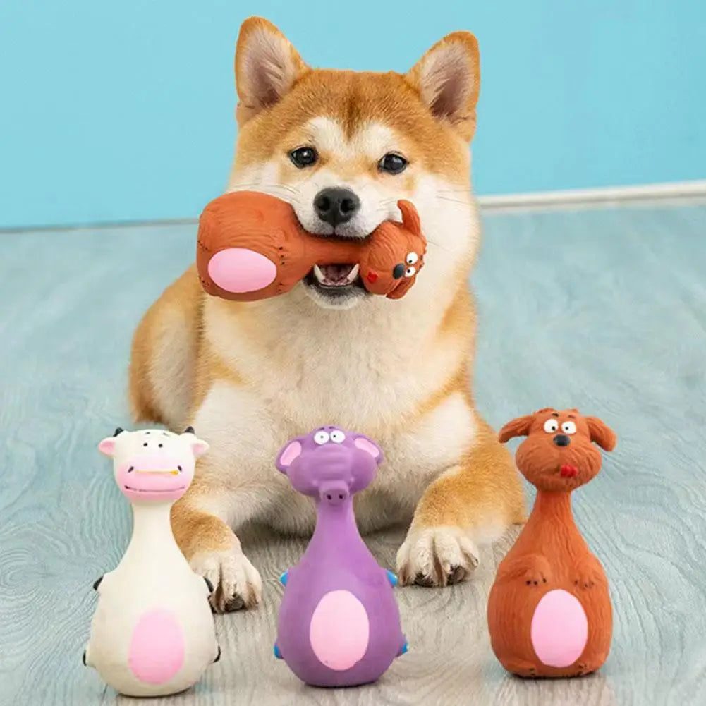 Sound Squeaky Dog Latex Toys