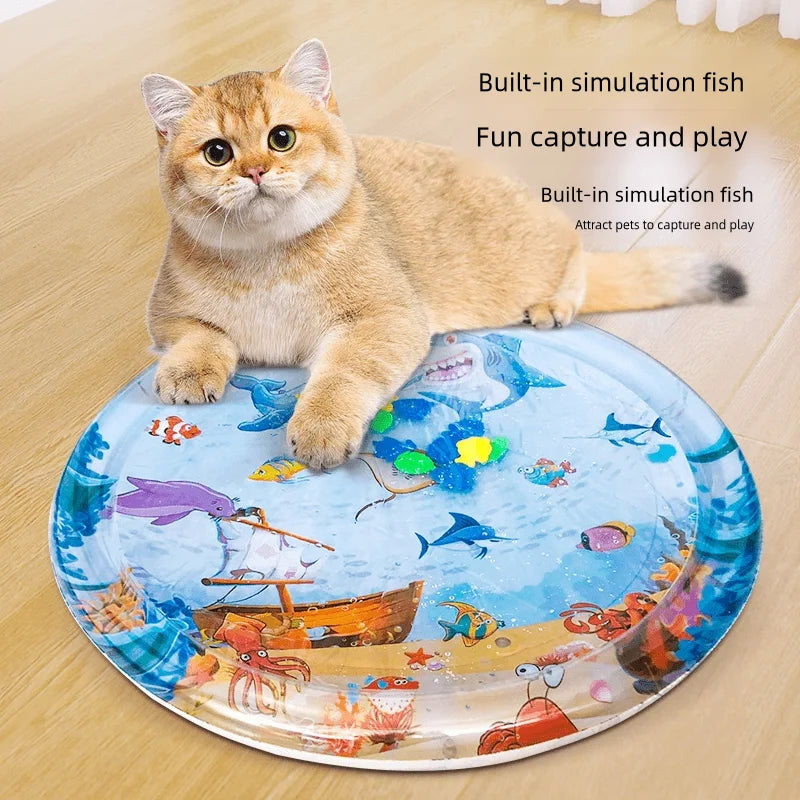 Sensory Water Play Mat For Cats