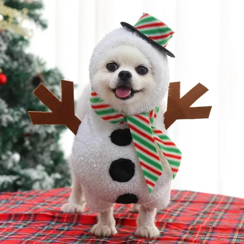 Funny Dog Christmas Clothes Winter