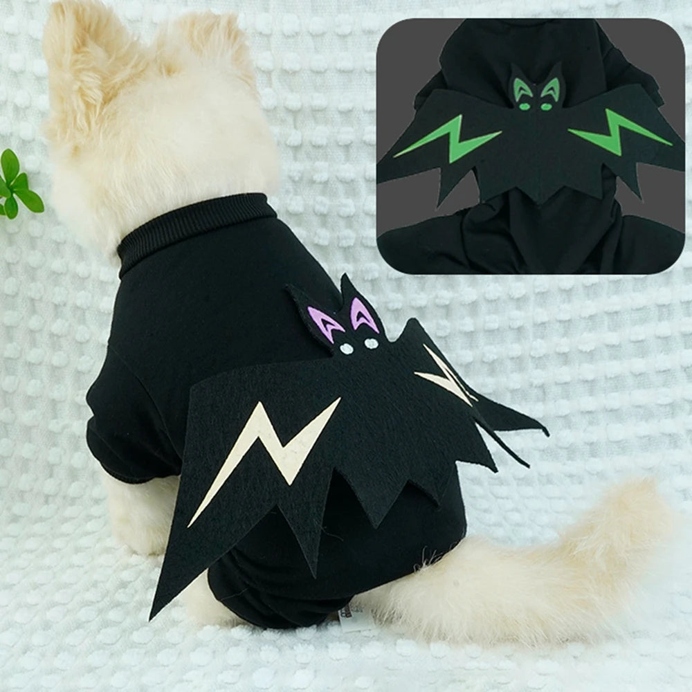 Halloween Costume for pet Cartoon Bat