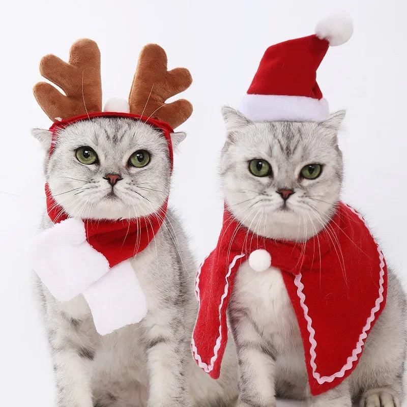 Christmas Puppy Dog Cat Costume