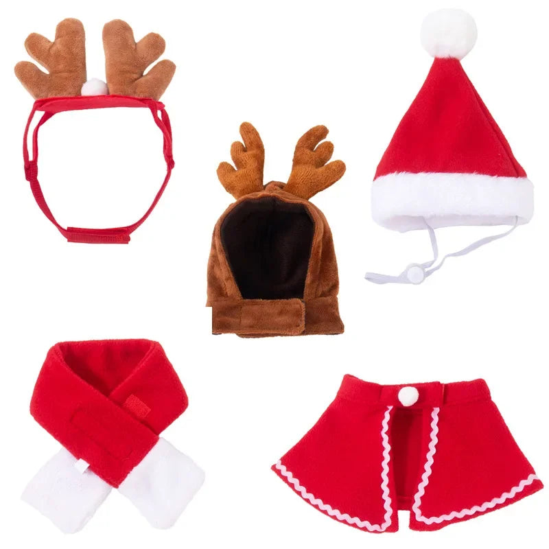 Christmas Puppy Dog Cat Costume