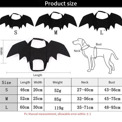 Pet Clothes Bat Wings