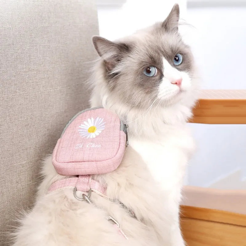 Cat Backpack Harness with Leash