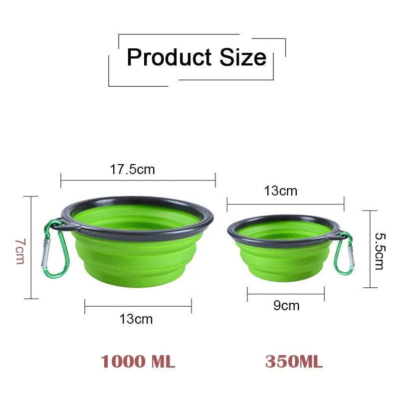 Portable pet bowl | Travel dog bowl | Collapsible silicone dog bowl | Foldable pet bowl | Dog water bowl for travel | Cat travel bowl | Silicone puppy bowl | Compact pet feeding bowl | Outdoor dog water bowl | Hiking dog bowl | Leak-proof dog bowl | Portable dog food container | Pet travel accessories | Small dog travel bowl | Dog bowl with carabiner | Pet camping bowl | Pocket-size dog bowl | Reusable silicone pet bowl | Eco-friendly travel pet bowl | Portable food and water bowl for pets
